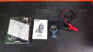Series: Box opening and testing of tools that I got from TT Part 1 TopDon BT100 battery tester