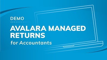 Avalara Managed Returns for Accountants Demo