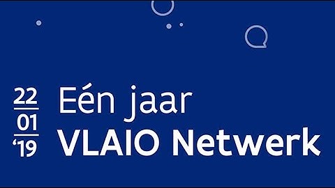 Eén jaar VLAIO Netwerk Nieuwjaarsevent