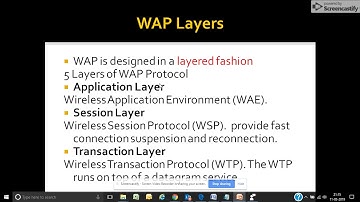 Wireless Application Protocol (WAP)