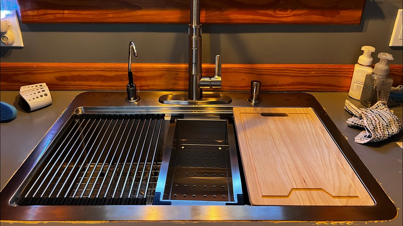 Tuscany Acadian Sink Installation - YouTube