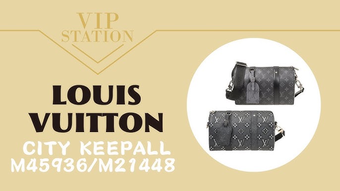 NEW Louis Vuitton City Keepall Bag in debossed Monogram Seal