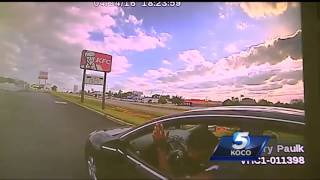 Wild Purcell police chase caught on camera