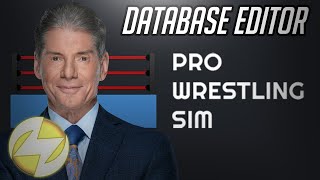 Pro Wrestling Sim Tutorial - Database Editor screenshot 4