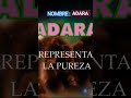 Nombre Adara procedencia