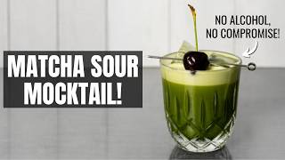 Mocktails Can Be Amazing: MATCHA SOUR MOCKTAIL!