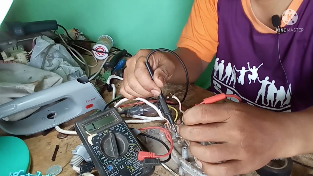 servis setrika merk COSMOS// cara ganti automatis setrika