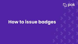 How to Issue Digital Badges