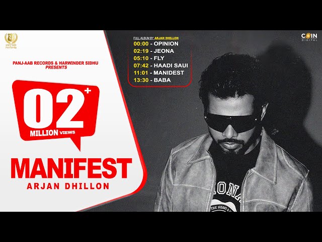 New Punjabi Song 2024 | Manifest (Full Album) Arjan Dhillon | Mxrci | Latest Punjabi Songs 2024 class=