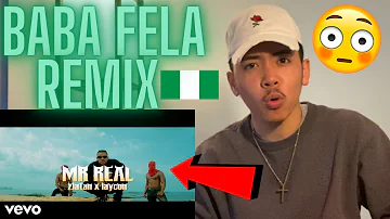 Mr Real - Baba Fela Remix (Official Video) ft. Zlatan, Laycon AMERICAN REACTION! Nigerian Music 🇳🇬🔥