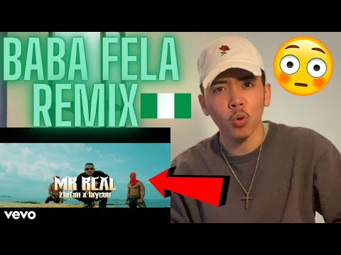 Mr Real – Baba Fela Remix (Official Video) ft. Zlatan, Laycon AMERICAN REACTION! Nigerian Music 🇳🇬🔥