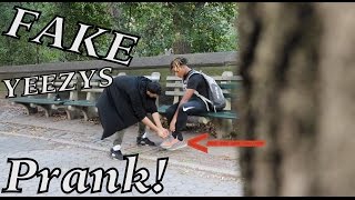 FAKE YEEZY PRANK!!!