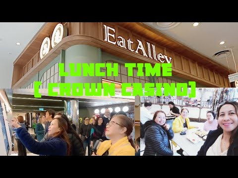 Part (3) WE'RE HAVING LUNCH HERE IN CROWN CASINO RESTAURANT MELBOURNE CITY, WITH MGA LALABS! 🇦🇺 ❤️