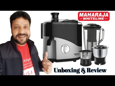 Maharaja Whiteline Odacio Plus 550-Watt Juicer Mixer Grinder | Unboxing And Review In Hindi