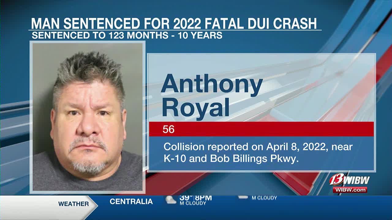 Man convicted of fatal DUI crash near Lawrence sentenced to a decade in ...