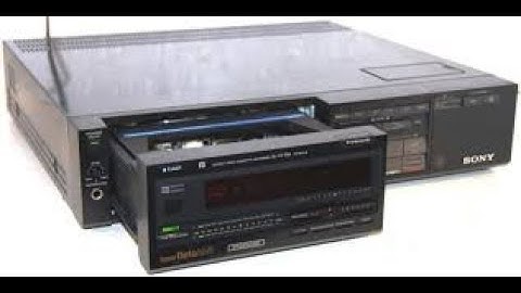 My Betamax machines and the oldest consumer VCR that cost as much as a car.