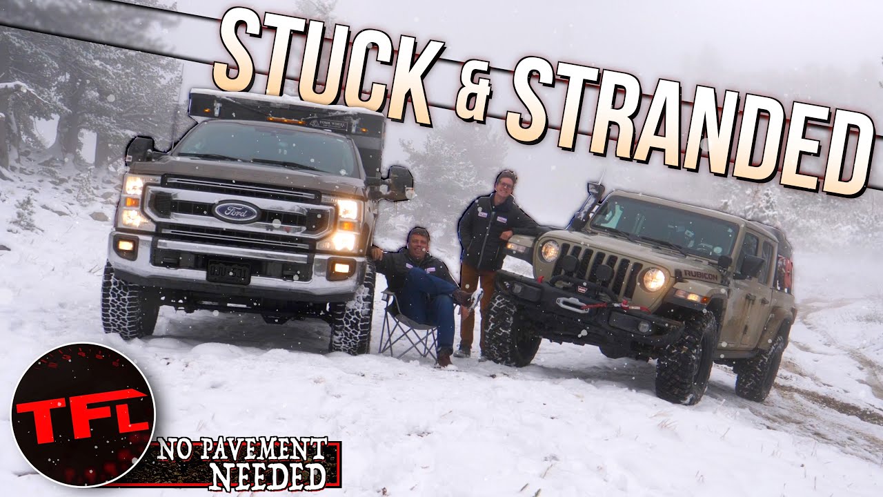 Christmas Is Here Early! We OffRoad Our Trucks In The Mud & Snow! No