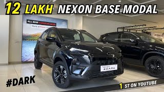 Tata Nexon Creativ Dark 2024 🖤 Nexon Dark - Base Model 🔥 @11.45 LAKH