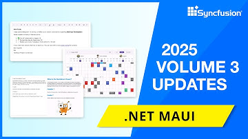 Syncfusion .NET MAUI Updates—2025 Volume 3