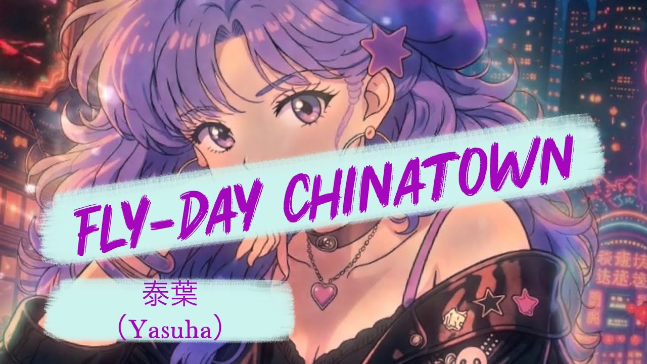 Flyday Chainatown -Yasuha | City Pop Cover| Comforting Alto Voice |フライディ・チャイナタウン-泰葉｜歌詞付　字幕オンにしてご覧下さい