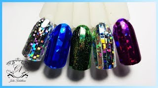 ❤Дизайн ногтей с фольгой ❤Тренд 2017 года❤Nail art❤