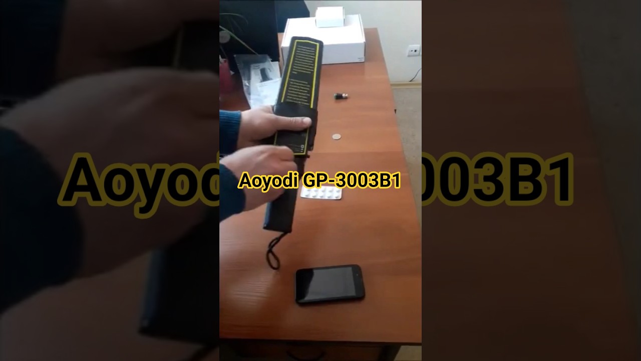 Ручний металодетектор Aoyodu GP-3003B1 для безконтактного огляду (Super Scanner) 