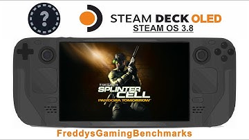 Splinter Cell Pandora Tomorrow on Steam Deck OLED with Steam OS 3.8