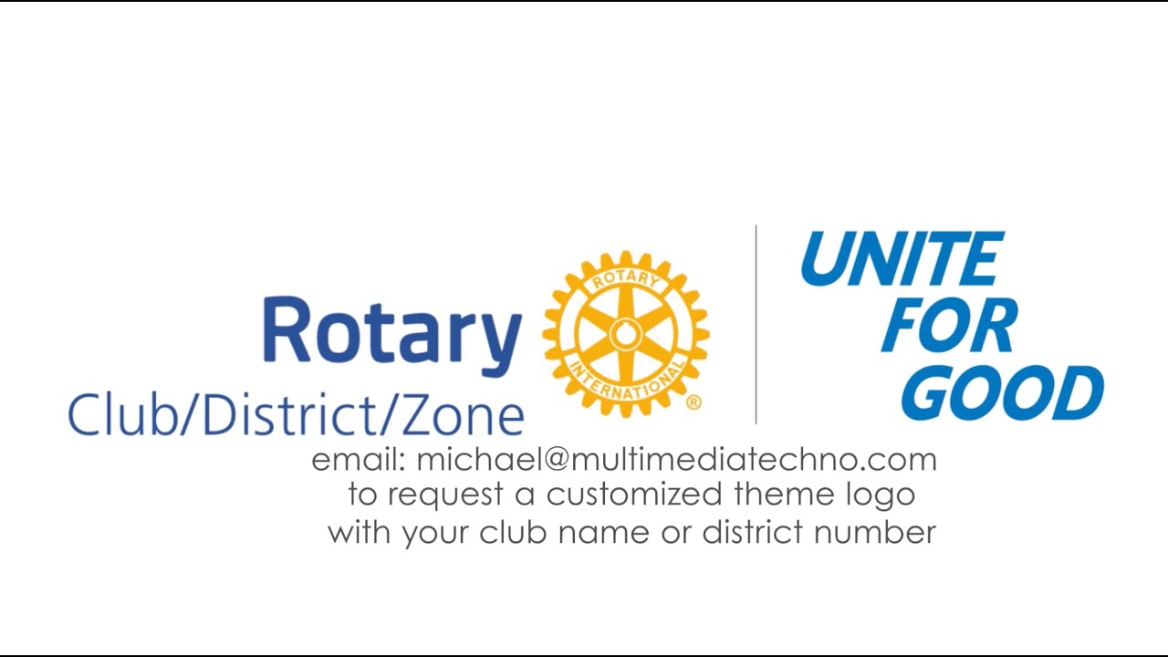 Rotary Theme 2025 2026 UNITE FOR GOOD