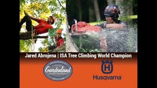 Jared Abrojena Hosting Tree Climbing & Chainsaw Clinic, June 4, 2016 at Gardenland Power Equipment