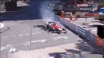 F1 Jules Bianchi Crash Monaco 2013