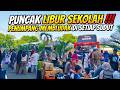 MEMBLUDAK DI SETIAP SUDUT TERMINAL‼️Puncak Liburan Penumpang Padati Sudut Terminal