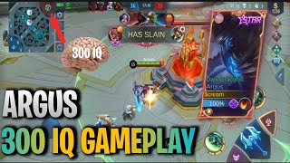 ARGUS HIGH IQ GAMEPLAY | SOLO RANK | MOBILE LEGENDS