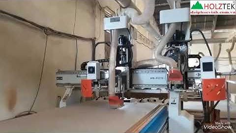 MÁY ROUTER CNC 2 ĐẦU THAY DAO TỰ ĐỘNG - MÁY CNC NESTING GIÁ RẺ NHẤT HCM