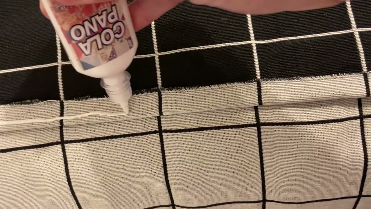 Cortina para pia da cozinha sem usar máquina de costura!!!  Super fácil de fazer.