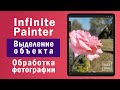 Infinite Painter. Выделение объекта. Обработка фото. Цветокоррекция