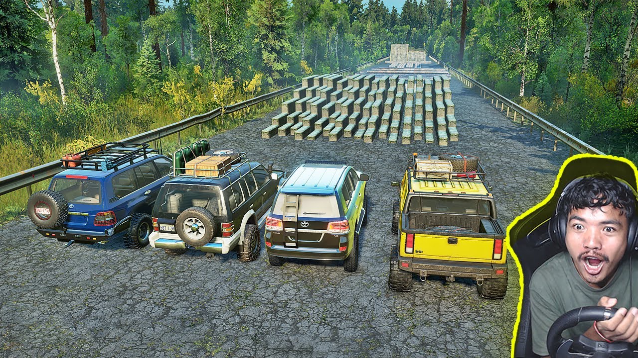 CHALLENGES MOBIL KELUARGA MELEWATI RINTANGAN - SNOWRUNNER