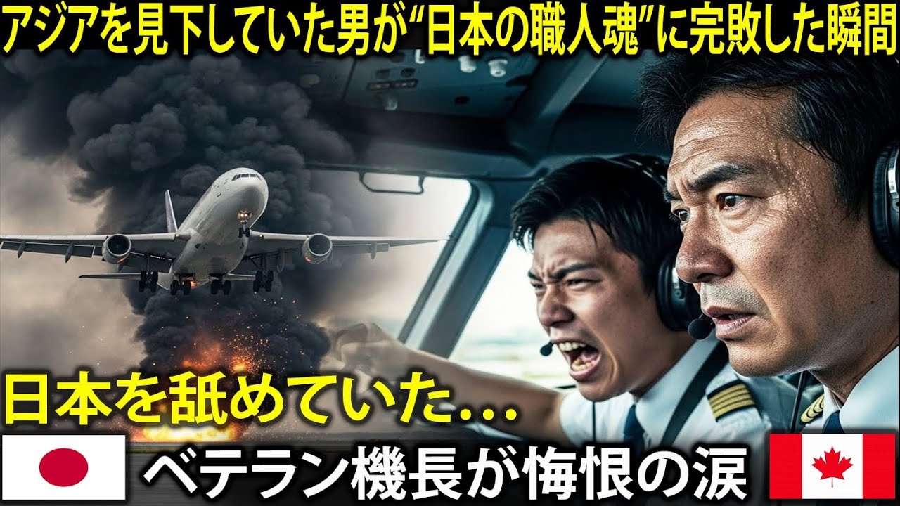 【海外感動秘話・海外の反応】 羽田緊急着陸「日本を信じる！」エア・カナダ機長の言葉に世界が賞賛！着陸直後、誰も予想しなかった日本の驚異的な対応