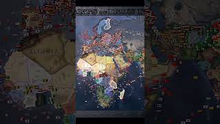 HOI4 TIMELAPSE: Decolonized World MOD #heartsofiron4 #hoi4 #ww2rebuilder #map #europe #military