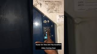 Heater On Time Carrier Unit Trip Condition