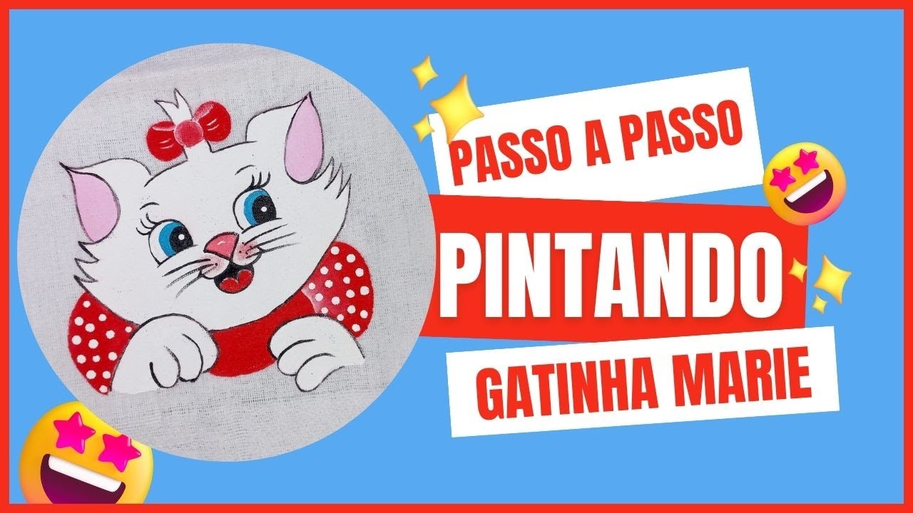 Pintando a gatinha marie - Passo a passo ♥️