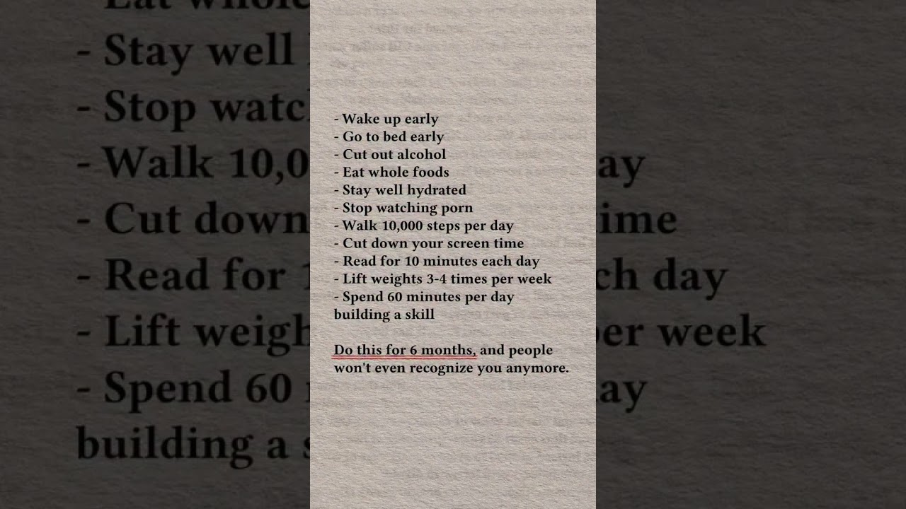 LEVEL UP YOUR LIFE: INSANE 6 MONTHS CHALLENGE... 