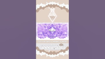 Elevate your #sims4 game with this new cute start screen, loading screen and main menu override!💜⭐️
