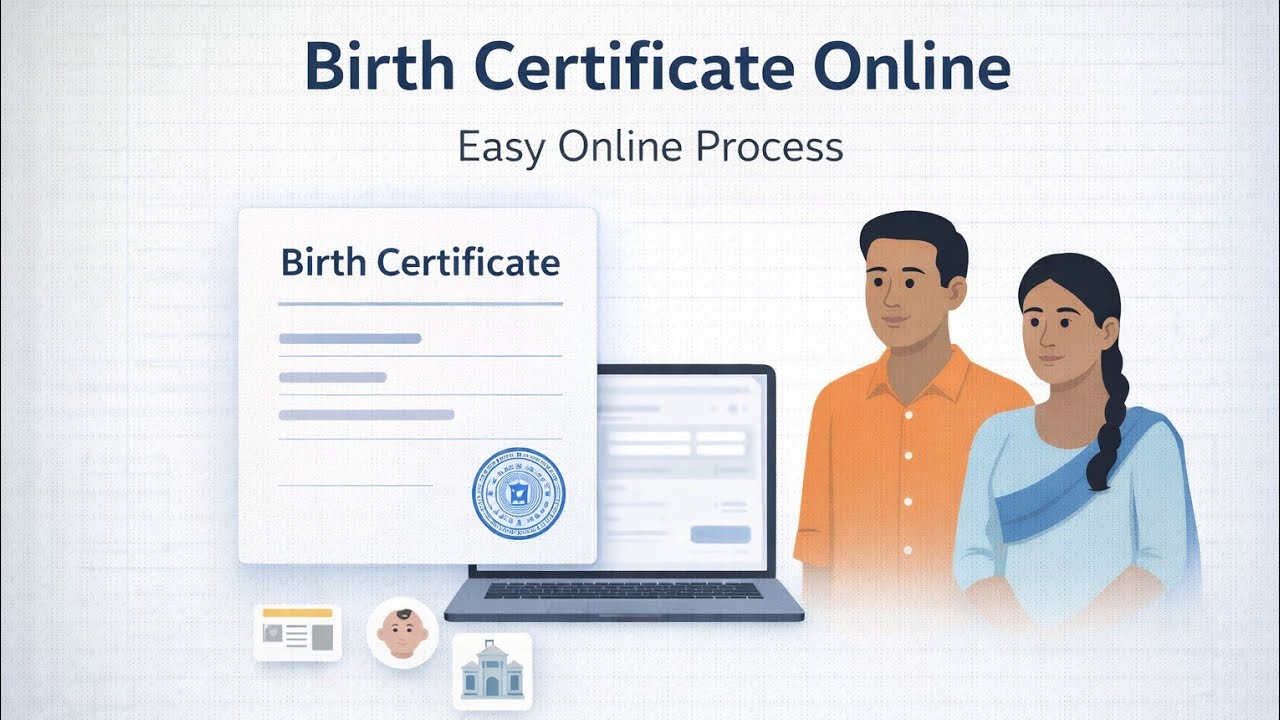 Birth Certificate Online Apply 2026 | घर बैठे जन्म प्रमाण पत्र कैसे बनवाएं