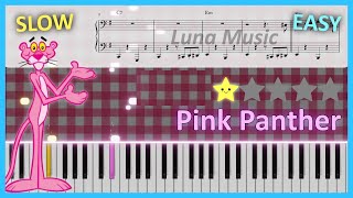 핑크팬더 OST (Easy Piano Sheet) - 핑크팬더 메인 테마