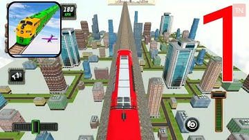 Mega Ramp Train Stunt Games: Free Train Games 2021 Career Mode Level 1