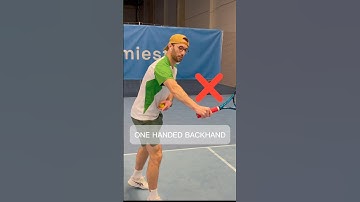 The One Handed Backhand Tennis Grip I Recommend (Eastern Grip = More Topspin) #tennis #backhand
