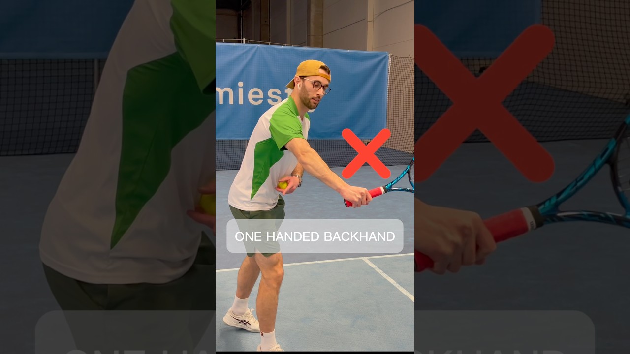 The One Handed Backhand Tennis Grip I Recommend (Eastern Grip = More Topspin) 