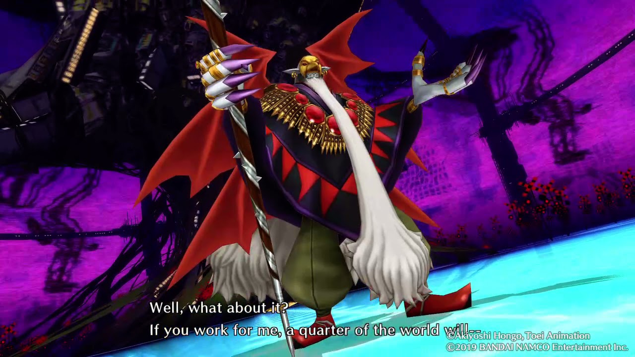 Rina Kicks a Digimon - Cyber Sleuth