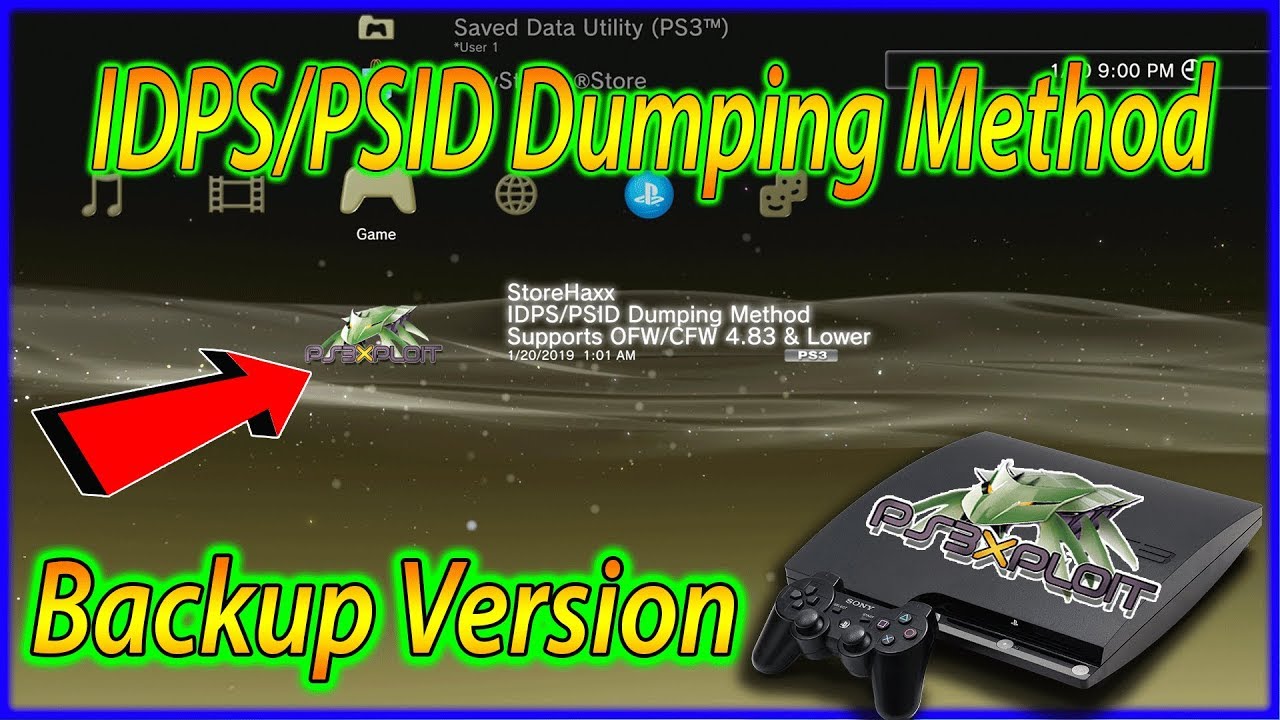 PS3 StoreHaxx 4.83 IDPS / PSID Dumping Method by Esc0rtd3w | PSXHAX -  PSXHACKS