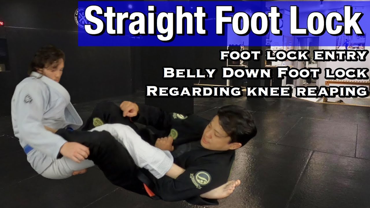 Straight Foot Lock Totally Legal from white belt to black Belt in